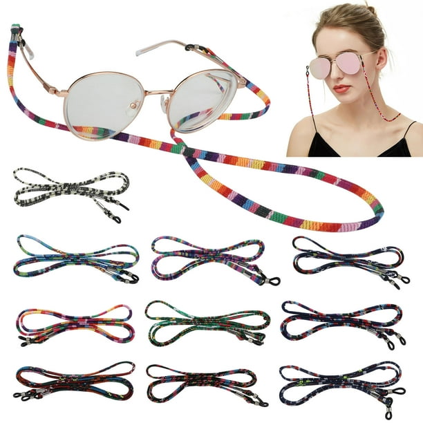 10 Pcs【Multicolor】Sunglass Holder Strap Safety Glasses Neck Cord String Eyewear Retainer Strap,Adjustable Fixed Eyeglasses Lanyard Great for Sports and Outdoor Activities【Gift Packaging】 10 Pcs【Multicolor】Sunglass Holder Strap Safety Glasses Neck Cord String Eyewear Retainer Strap,Adjustable Fixed Eyeglasses Lanyard Great for Sports and Outdoor Activities【Gift Packaging】